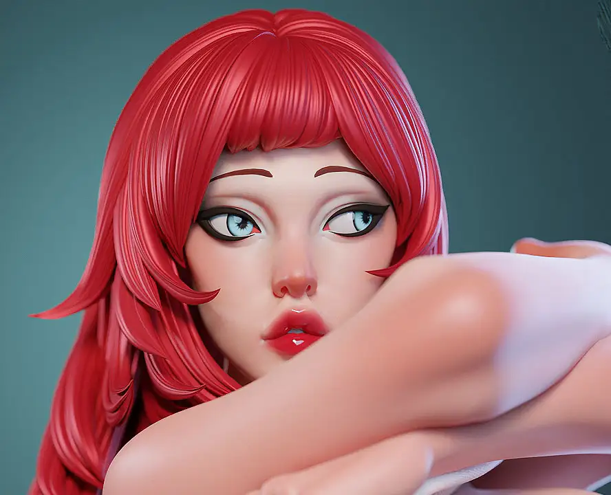 Mary Jane Statue | Marvel Fan Art by E.S Monster SFW,NSFW 3d printed statue,3d printed,nsfw statue,3d printed figure,Mary Jane Statue,marvel statue