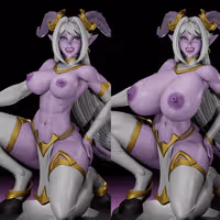 Statue Draenei Girl | World of Warcraft Fan Art par Digital Dark SFW,NSFW,Futa 3d printed statue,3d printed,nsfw statue,futa statue,futa figurines,futanari figurines,futanari statue,3d printed figure,Draenei Girl Statue