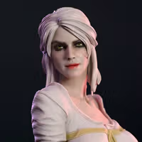 Ciri Statue | The Witcher Fan Art by TorridaMinis SFW,NSFW 3d printed,3d printed statue,nsfw statue,3d printed figure,Ciri Statue,The Witcher Statue