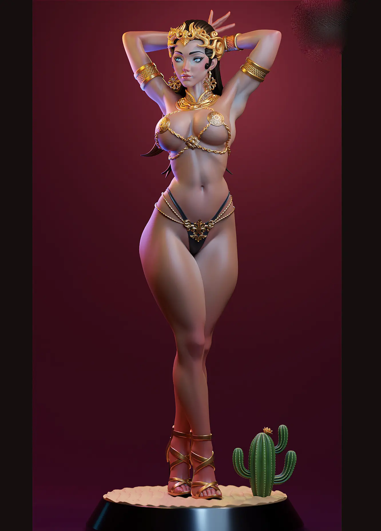 Statue Dejah Thoris | Princess of Mars Fan art par E.S Monster SFW,NSFW 3d printed statue,3d printed,nsfw statue,3d printed figure,Dejah Thoris Statue,Princess of Mars statue