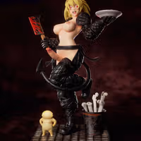 Statue Nikaido | Dorohedoro Fan art par Gatsu SFW,NSFW,Futa 3d printed statue,3d printed,nsfw statue,futa statue,Nikaido Statue,Dorohedoro statue,futa figurines,futanari figurines,futanari statue