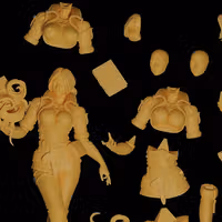 Triss Merigold Statue | The Witcher Fan Art by E.S Monster SFW,NSFW 3d printed statue,3d printed,nsfw statue,3d printed figure,Triss Merigold Statue,The Witcher Statue