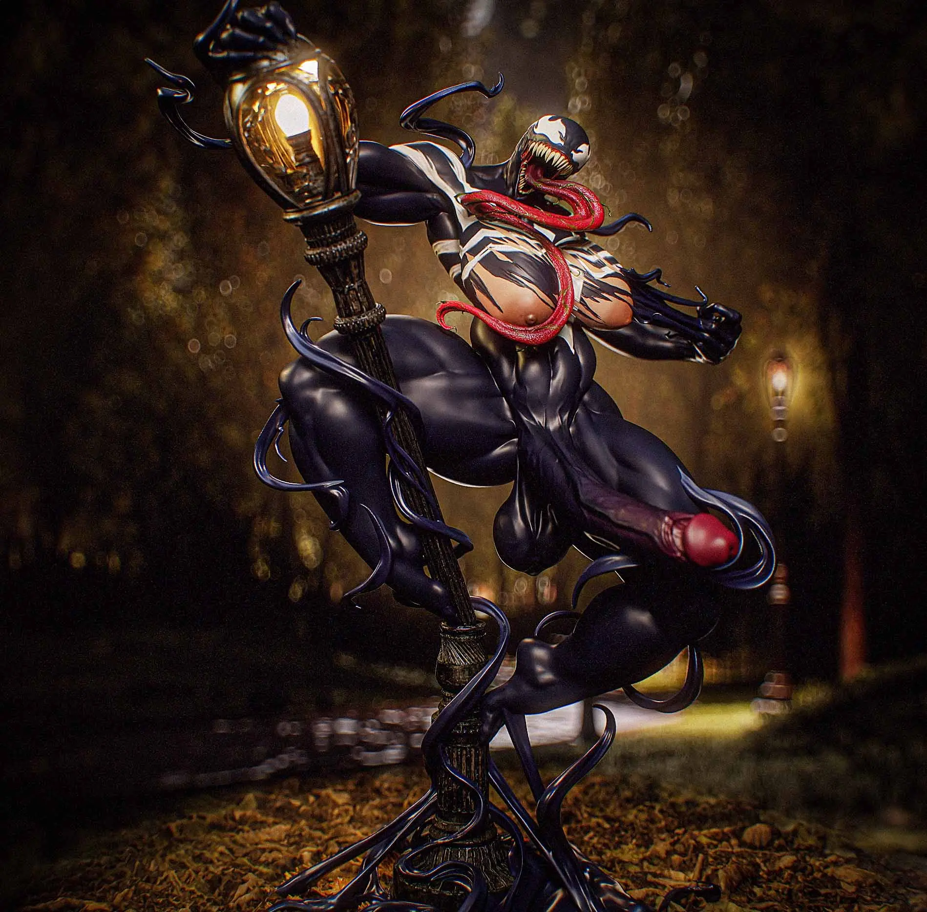 Statue She-Venom | Marvel Fan art par Gatsu SFW,NSFW,Futa 3d printed statue,3d printed,nsfw statue,futa statue,She-Venom Statue,Marvel statue,futa figurines,futanari figurines,futanari statue
