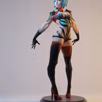 Rei Ayanami Statue | Evangelion Fan Art by E.S Monster SFW 3d printed statue,3d printed,3d printed figure,Rei Ayanami Statue,Evangelion statue