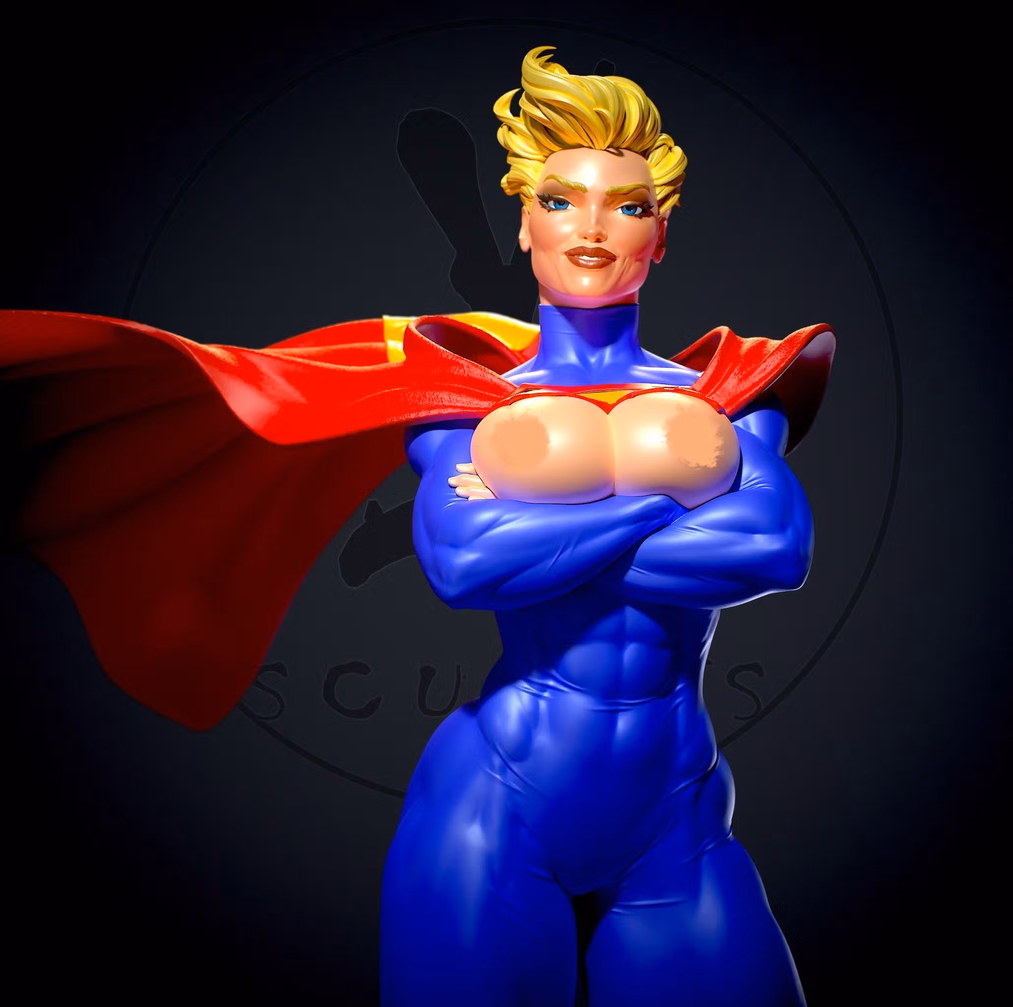 Statue Elseworlds Supergirl | DC Fan art par Yan-H SFW,NSFW 3d printed statue,3d printed,nsfw statue,3d printed figure,Supergirl statue