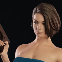 Statua Jill Valentine | Resident Evil Fan art di Abe3D SFW,NSFW 3d printed statue,nsfw statue,Jill Valentine statue,Resident Evil,3d printed figure,3d printed