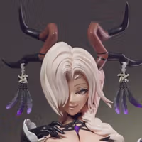 Owari Statue | Azur Lane Fan Art by CGSunset SFW,NSFW 3d printed,3d printed statue,Owari Statue,Azur Lane statue,nsfw statue