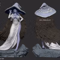 Statue Ranni | Elden Ring Fan art par Stlproject SFW,NSFW 3d printed statue,3d printed,nsfw statue,3d printed figure,Ranni statue,Elden Ring statue