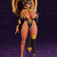 Sekhmet of Death Statue | Last Origin Fanart von PolyBitsArt SFW,NSFW 3d printed statue,3d printed,nsfw statue,3d printed figure,Sekhmet of Death Statue,Last Origin Statue
