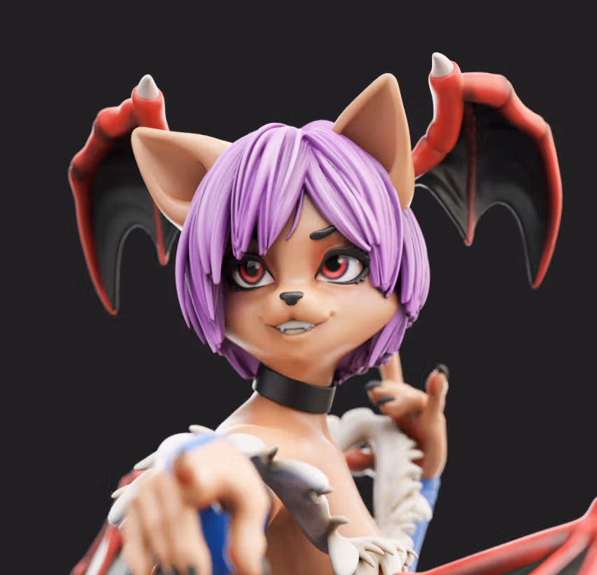 Lilith Furry Statue | Dark Stalkers Fan Art by Anyonensfw SFW,NSFW,Futa 3d printed statue,3d printed,nsfw statue,3d printed figure,Lilith Statue,furry statue,Dark Stalkers Statue,futa statue,futa figurines,futanari statue,futanari figurines