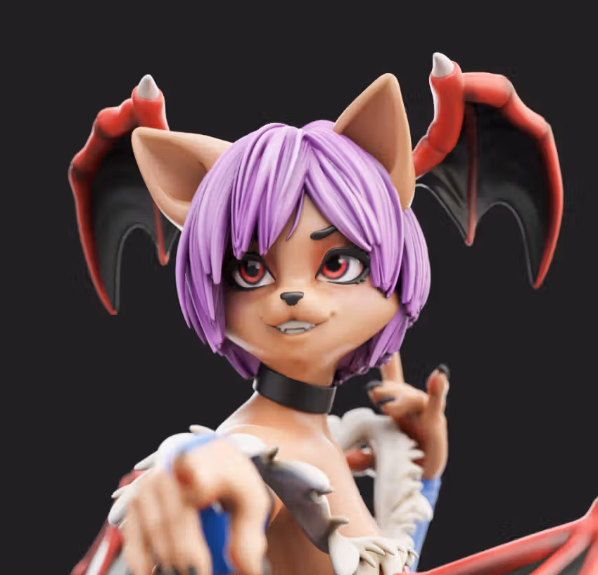 Lilith Furry Statue | Dark Stalkers Fan Art by Anyonensfw SFW,NSFW,Futa 3d printed statue,3d printed,nsfw statue,3d printed figure,Lilith Statue,furry statue,Dark Stalkers Statue,futa statue,futa figurines,futanari statue,futanari figurines