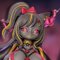 Gyaru Mega Banette Furry Statue | Pokemon Fan Art by Onagaba SFW,NSFW,Futa 3d printed statue,3d printed,3d printed figure,Banette Statue,Pokémon Statue,nsfw statue,furry statue