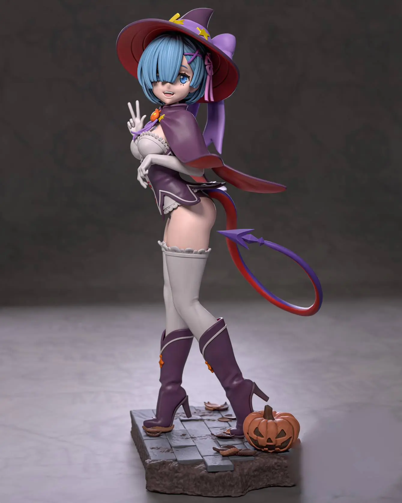 Statue Rem Spooky | Re:Zero Fan art par Azerama SFW,NSFW 3d printed,3d printed statue,nsfw statue,Rem statue,Rem Spooky Statue,Re:Zero statue