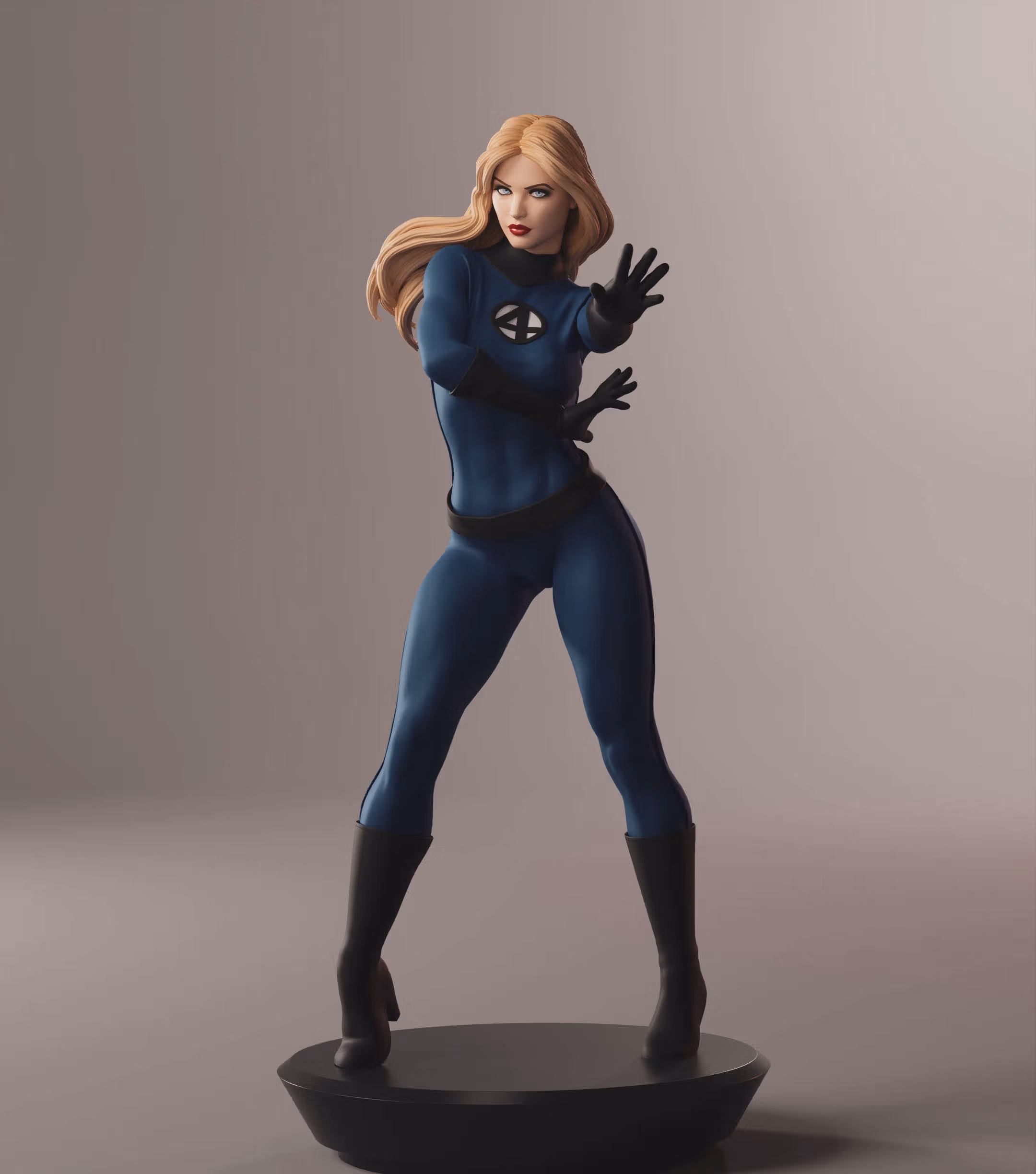 Statua Sue Storm | Marvel Fan art di Abe3D SFW,NSFW 3d printed statue,sue storm,fantastic4 statue,3d printed figure,3d printed,nsfw statue