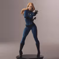 Sue Storm Statue | Marvel Fanart von Abe3D SFW,NSFW 3d printed statue,sue storm,fantastic4 statue,3d printed figure,3d printed,nsfw statue