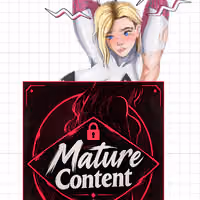 Spider Gwen Sense Futa Sticker | Marvel Futanari Stickers Ecchi Cartoon Futa futa sticker,stickers,Spider Gwen sticker,Marvel sticker