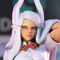 Mirko Statue | My Hero Academia Fan Art by 3Dmoonn SFW,NSFW 3d printed,3d printed statue,Mirko Statue,My Hero Academia statue,nsfw statue
