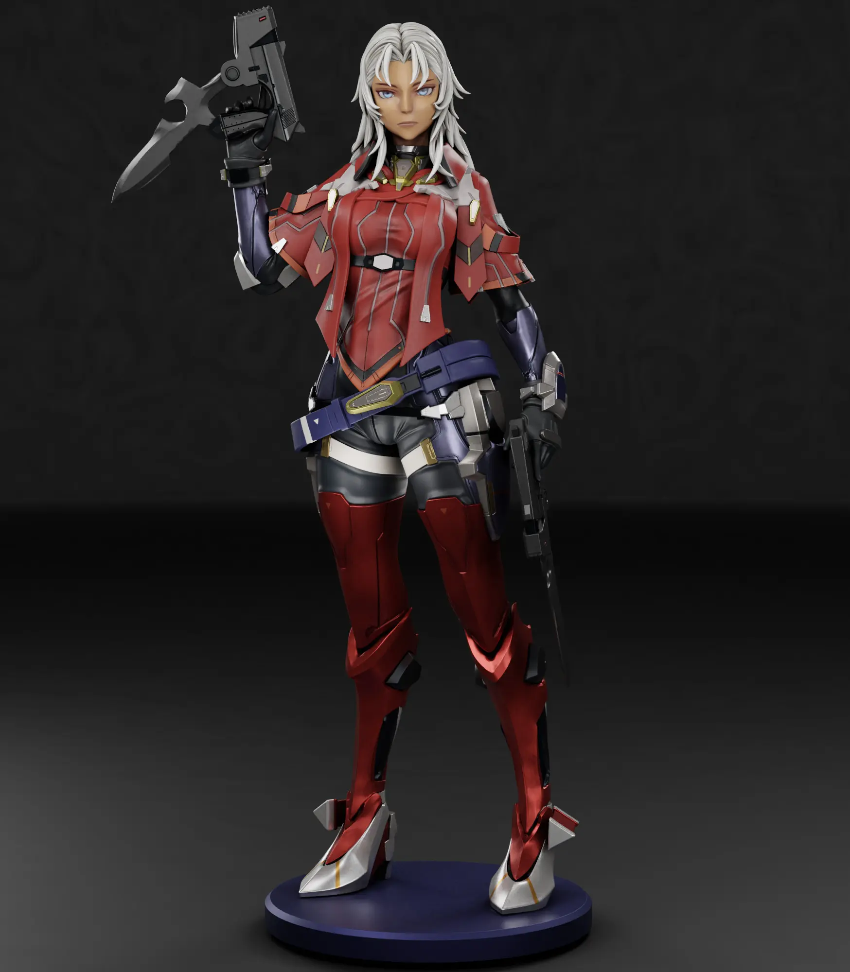 Elma Statue | Xenoblade Fan Art by Gr8Tech SFW,NSFW 3d printed statue,nsfw statue,Elma statue,Xenoblade statue,3d printed figure,3d printed