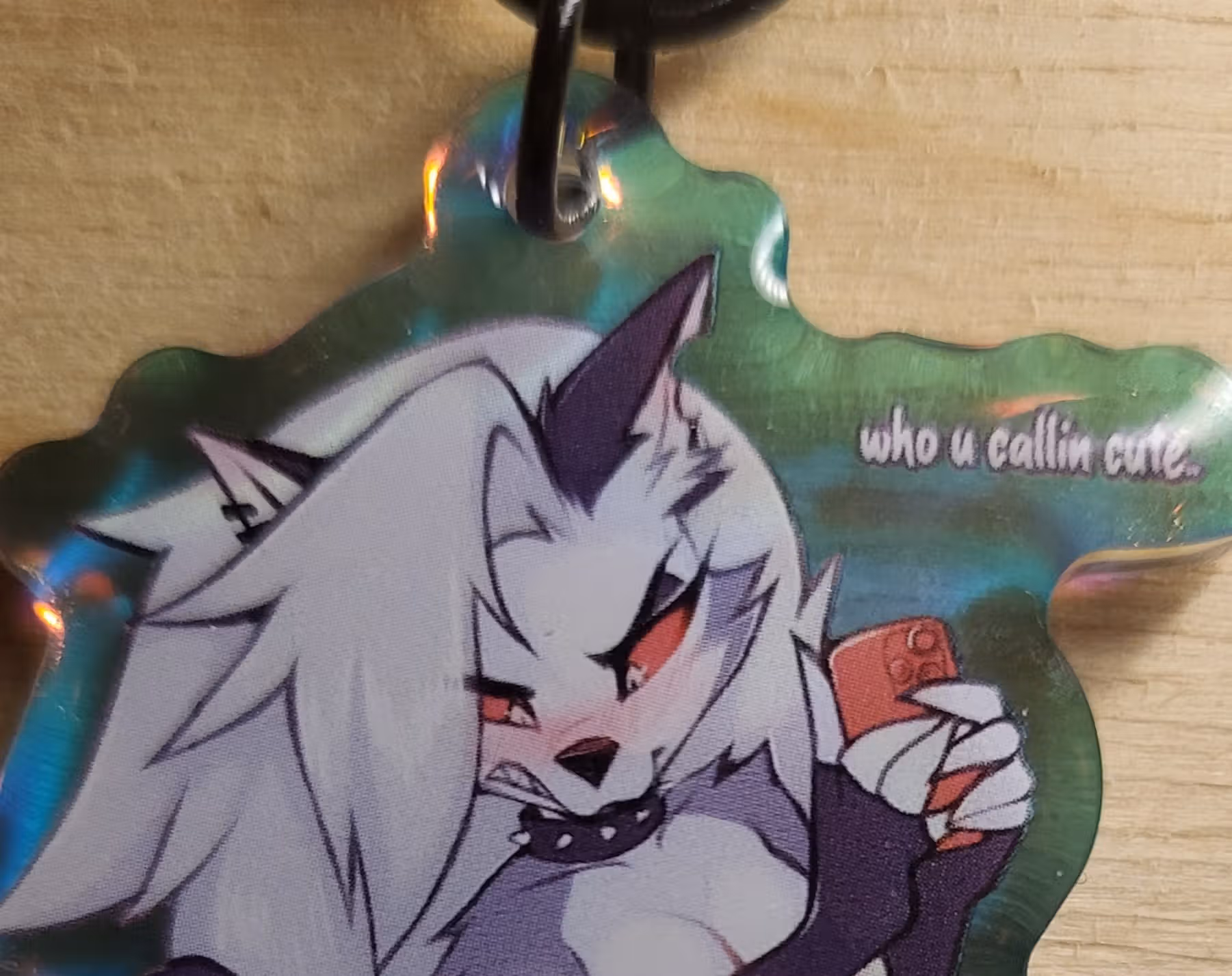 Loona Femdom Keychain | Helluva Boss Acrylic Keychain NSFW loona nsfw,loona keychain,furry keychain,Helluva Boss,nsfw keychain