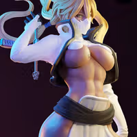 Tear Halibe Statue | Bleach Fan Art by E.S Monster SFW,NSFW 3d printed statue,3d printed,nsfw statue,3d printed figure,Tear Halibe Statue,Bleach Statue