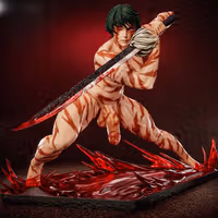 Statue Maki Zenin | Jujutsu Kaisen Fan art par Gatsu SFW,NSFW,Futa 3d printed statue,3d printed,nsfw statue,futa statue,Maki Zenin Statue,Jujutsu Kaisen statue,futa figurines,futanari figurines,futanari statue