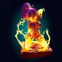 Yoruichi Shihouin Statue | Bleach Fan Art by Officer Rhu SFW,NSFW,Futa 3d printed statue,3d printed,nsfw statue,futa statue,Yoruichi Shihouin Statue,Bleach Statue,futa figurines,futanari figurines,futanari statue