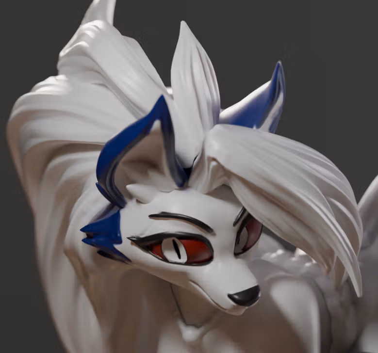 Statue Loona | Helluva Boss Fan art par Gibly SFW,NSFW,Futa 3d printed statue,3d printed,Helluva Boss Statue,nsfw statue,3d printed figure,Loona Statue,futa figurines,futanari figurines,futanari statue,futa statue,furry statue