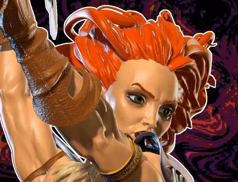 Red Sonja Statue | Marvel Fan Art by Yan-H SFW,NSFW 3d printed,3d printed statue,nsfw statue,3d printed figure,Red Sonja statue,marvel statue