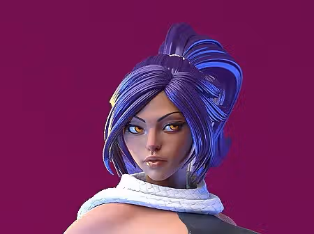 Yoruichi Shihouin P2 Statue | Bleach Fan Art by E.S Monster SFW,NSFW 3d printed statue,3d printed,nsfw statue,3d printed figure,Yoruichi statue,Bleach statue