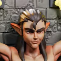 Rogue Prisoner Ven Miniature | DnD Fan Art by Jigglystix SFW 3d printed,miniature,dnd miniature,Rogue Prisoner Ven,3d printed miniature