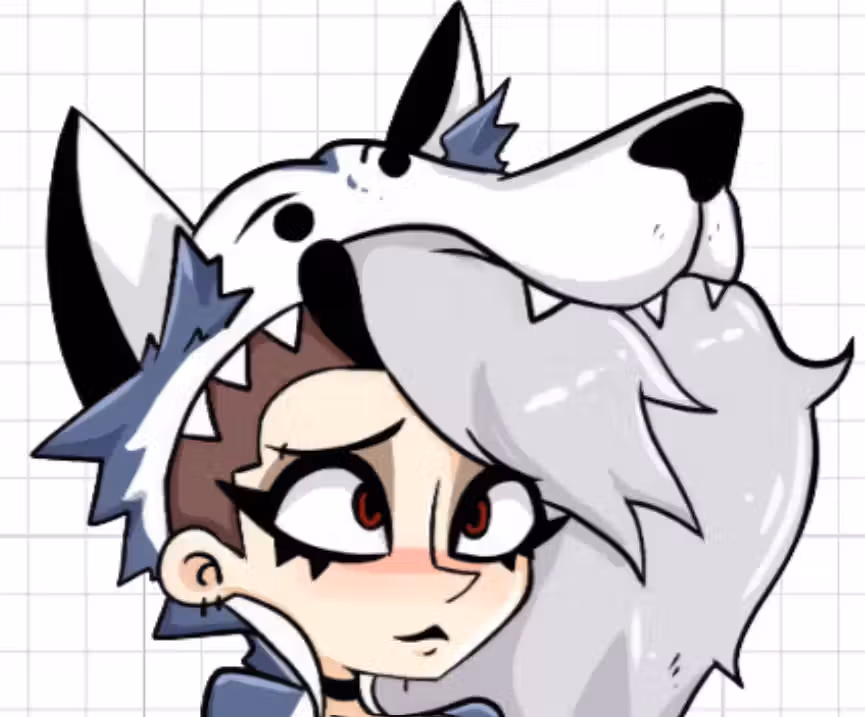Loona v4 Sticker | Helluva Boss Vinyl Sticker NSFW furry sticker,Helluva Boss sticker,nsfw sticker,loona sticker,stickers