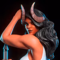 Malevola Statue | Dispatch Fan Art by TorridaMinis SFW,NSFW 3d printed,3d printed statue,nsfw statue,3d printed figure,Malevola Statue,Dispatch Statue