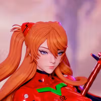 Asuka Statue | Evangelion Fanart von Momoji3d SFW,NSFW 3d printed statue,3d printed,nsfw statue,evangelion statue,Asuka statue