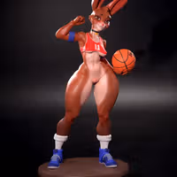 Lex Basketball Furry Statue | Original Fan Art by mowmaw NSFW,Futa 3d printed,Lex Basketball statue,futa statue,original statue,furry statue,nsfw statue,futa figurines,futanari figurines,futanari statue
