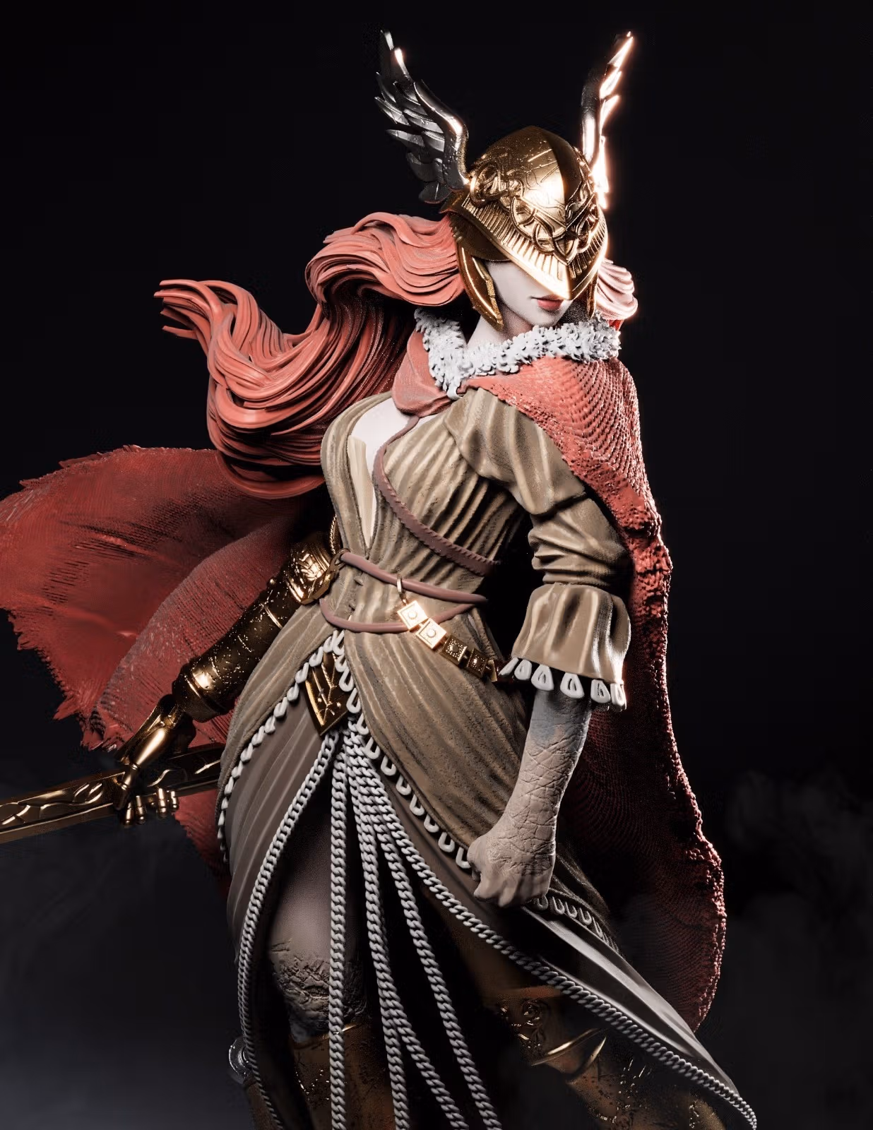 Figura Malenia | Elden Ring Fanart autorstwa CA3dART SFW,NSFW 3d printed statue,3d printed,nsfw statue,3d printed figure,Malenia Statue,Elden Ring Statue