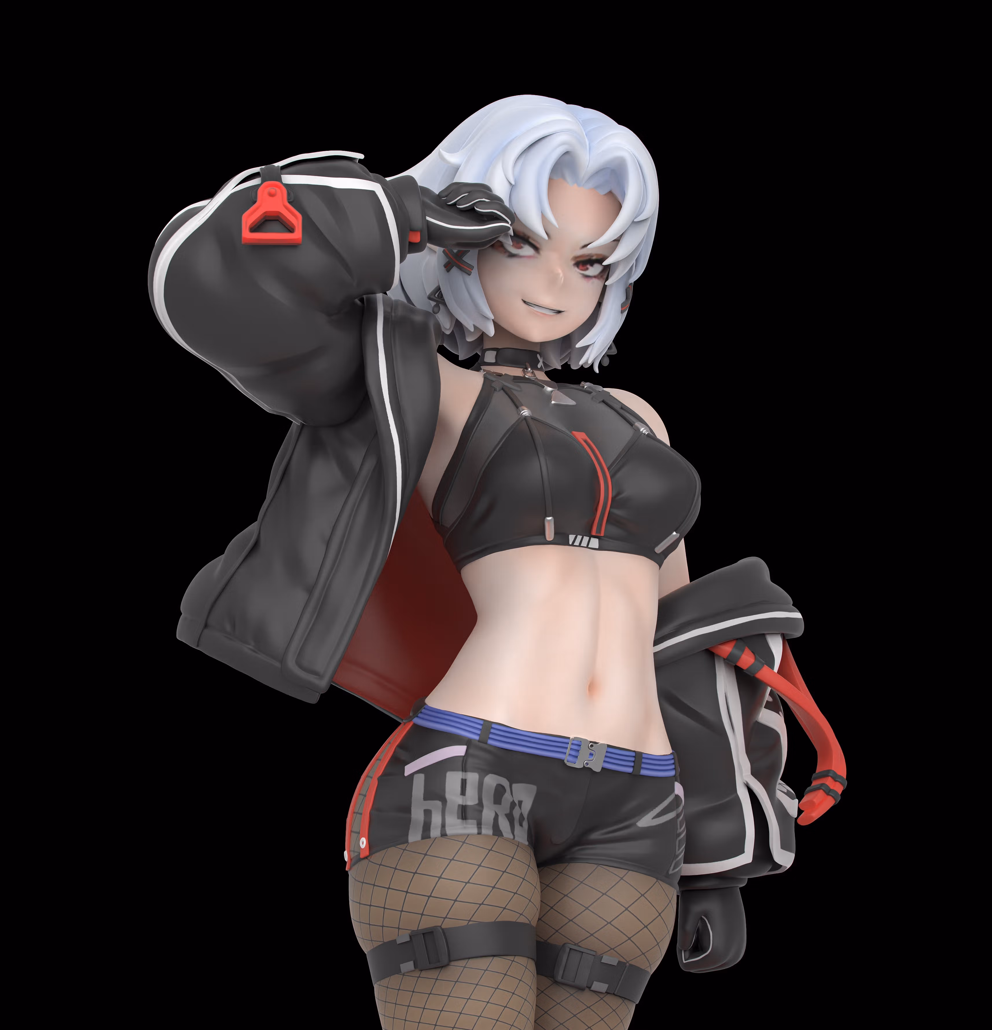 Drake Statue | NIKKE Fan Art by Sin3Dstudio  SFW 3d printed statue,Drake statue,NIKKE statue,3d printed figure,3d printed