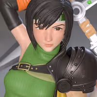 Yuffie Kisaragi Statue | Final Fantasy Fan Art by Azerama SFW,NSFW 3d printed,3d printed statue,nsfw statue,Yuffie Kisaragi statue,Final Fantasy statue
