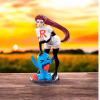 Jessie Statue | Pokemon Fan Art by PEACHFIGURE SFW,NSFW 3d printed statue,3d printed,nsfw statue,3d printed figure,Jessie statue,Pokemon statue