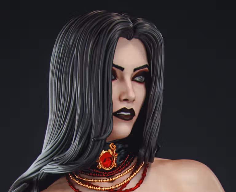 Selene Gallio Statue | Marvel Fan Art by Abe3D SFW 3d printed statue,selene gallio,marvel statue,3d printed figure,3d printed