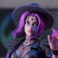 Raven Statue | DC Fan Art by 3Dmoonn SFW,NSFW 3d printed statue,3d printed,nsfw statue,3d printed figure,Raven Statue,DC Statue