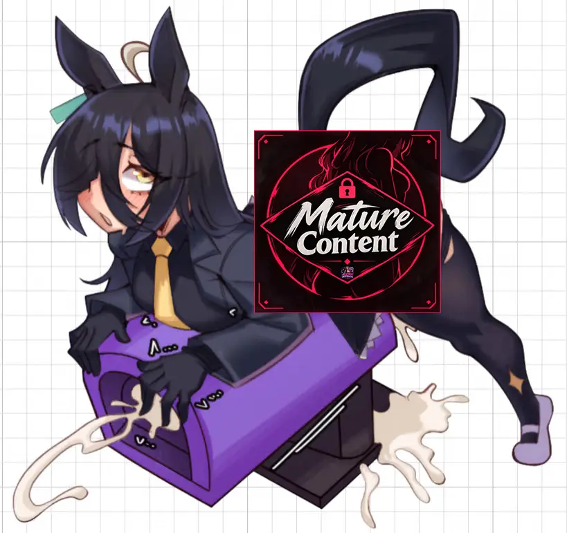 Manhattan Cafe Breeding Mount Futa Sticker | Umamusume Futanari Sticker Ecchi Cartoon Futa futanari sticker,futa sticker,Manhattan Cafe sticker,umamusume sticker