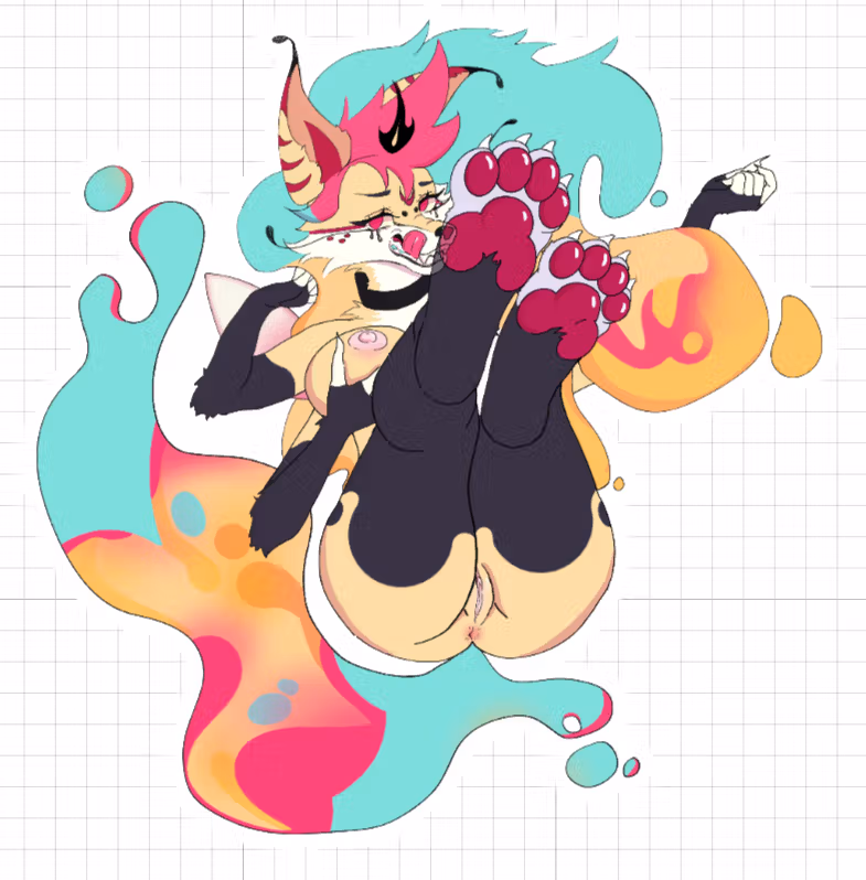 Beelzebub Sticker | Hazbin Hotel Vinyl Sticker NSFW Beelzebub sticker,Hazbin Hotel sticker,stickers,nsfw sticker,Furry sticker