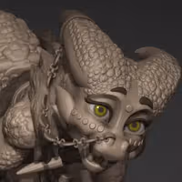 Crazed Ramshackle Kobold Miniature | DnD Fan Art by Jigglystix SFW,NSFW 3d printed,miniature,dnd miniature,Crazed Ramshackle Kobold,3d printed miniature,nsfw miniature
