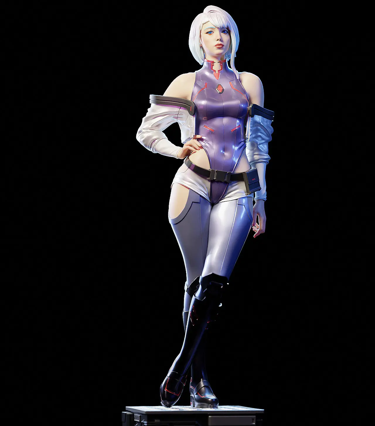 Statue Lucy | Cyberpunk Edgerunners Fan art par E.S Monster SFW,NSFW 3d printed statue,3d printed,nsfw statue,3d printed figure,Lucy statue,cyberpunk statue