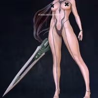 EVE Statue | Stellar Blade Fanart von OXO3D SFW,NSFW 3d printed statue,3d printed,nsfw statue,eve statue,Stellar Blade