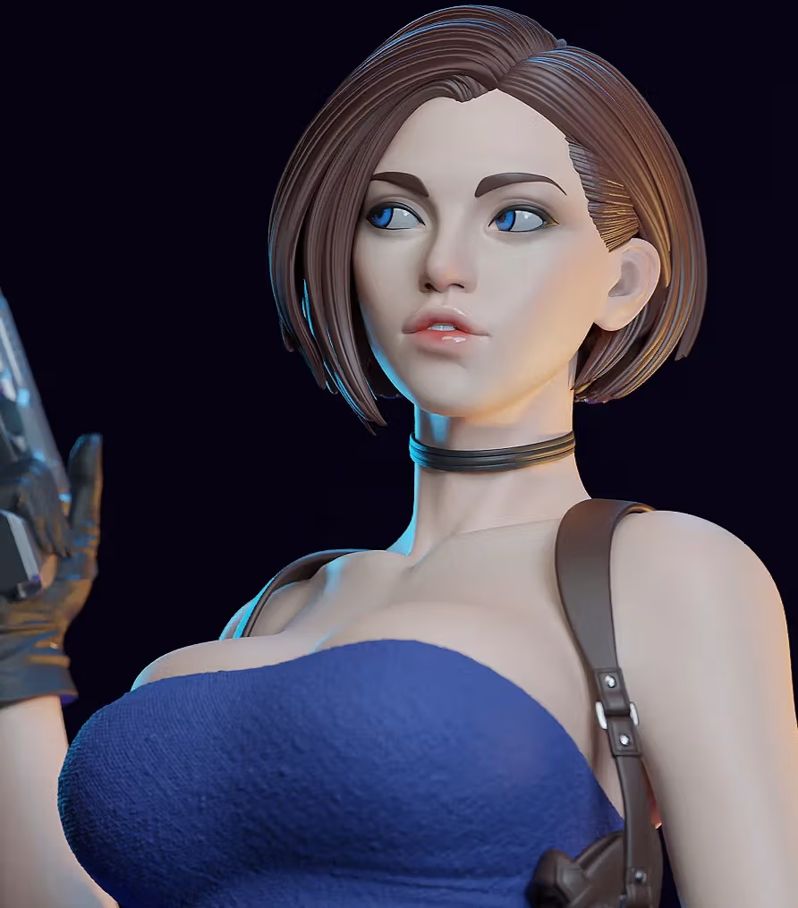 Figura Jill Valentine | Resident Evil fanart autorstwa E.S Monster SFW,NSFW 3d printed,3d printed statue,Resident Evil Statue ,nsfw statue,Jill Valentine statue 