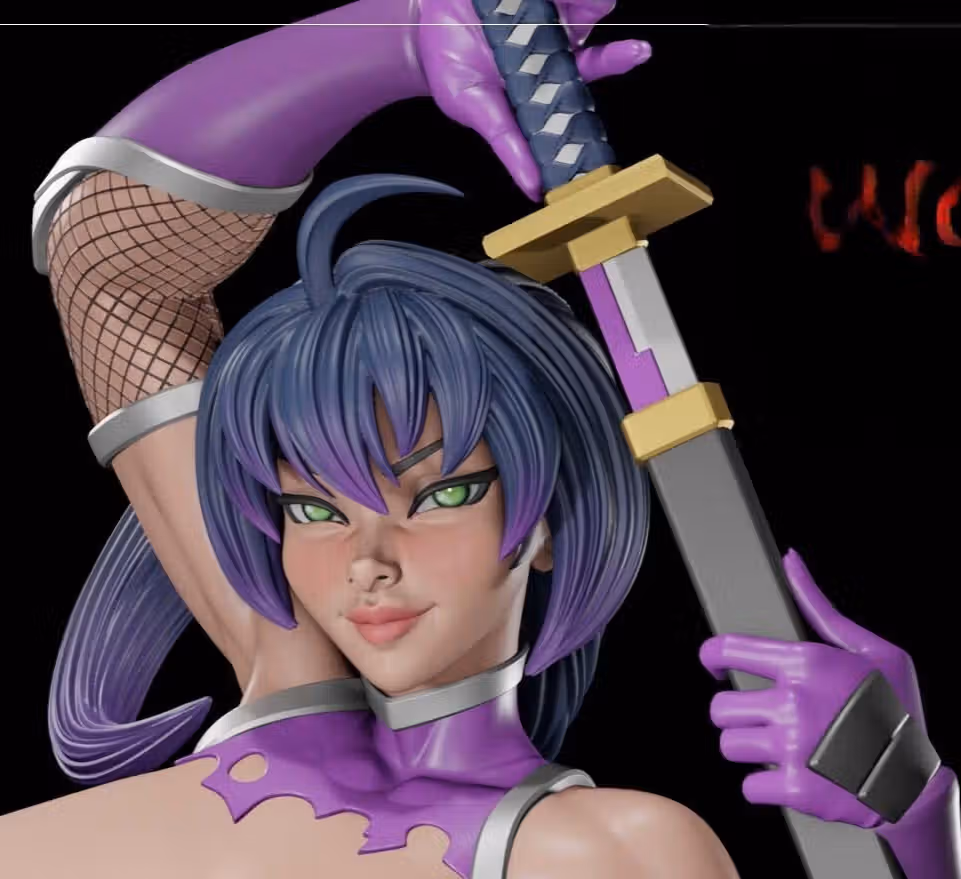 Igawa Asagi Statue | Taimanin Murasaki Fan Art by Digital Dark SFW,NSFW,Futa 3d printed statue,3d printed,nsfw statue,futa statue,futa figurines,futanari figurines,futanari statue,3d printed figure,Igawa Asagi Statue,Taimanin Murasaki Statue