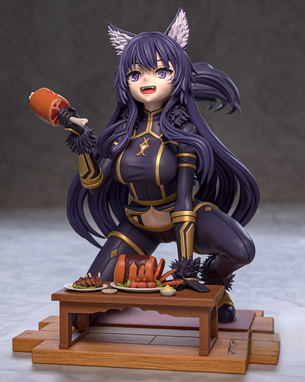 Delta Statue | The Eminence in Shadow Fan Art by Azerama SFW,NSFW 3d printed,3d printed statue,nsfw statue,Delta statue,The Eminence in Shadow statue