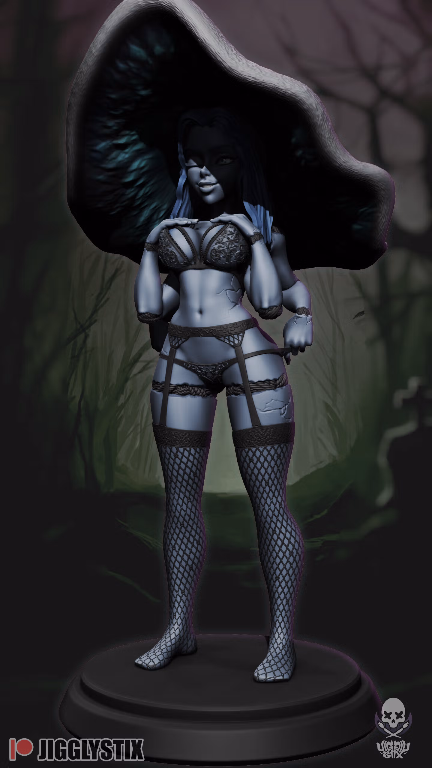 Statua Ranni | Elden Ring Fan art di Jigglystix SFW,NSFW 3d printed statue,3d printed,nsfw statue,3d printed figure,Ranni statue,Elden Ring statue