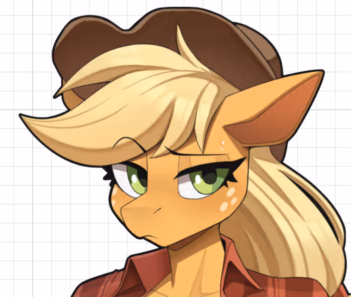 Applejack Furry Sticker | My Little Pony Vinyl Sticker SFW furry sticker,sfw sticker,stickers,Applejack,mlp sticker,My Little Pony sticker
